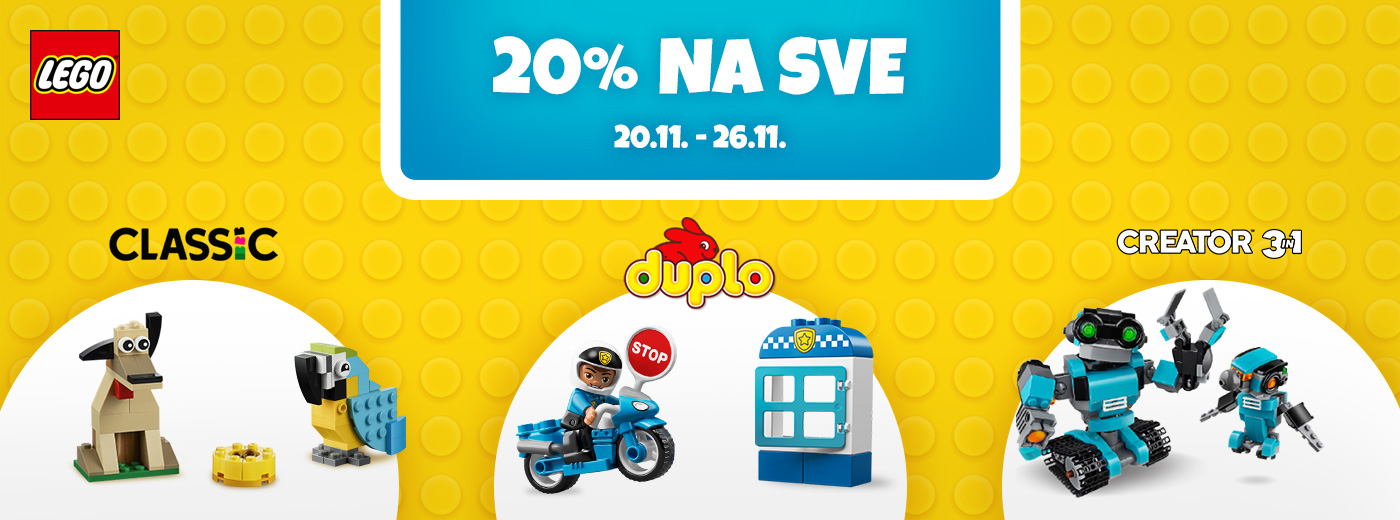 20% na sve!
