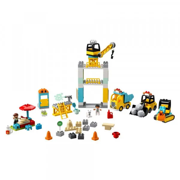 LEGO DUPLO TOWER CRANE   CONSTRUCTION 