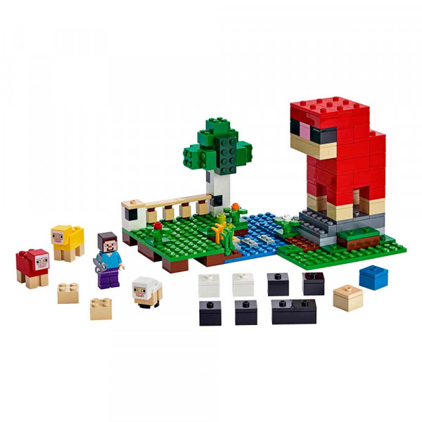 LEGO MINECRAFT THE WOOL FARM 
