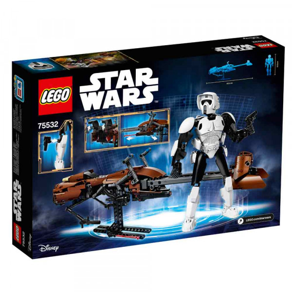 LEGO STAR WARS SCOUT TROOPER   SPEEDER BIKE 