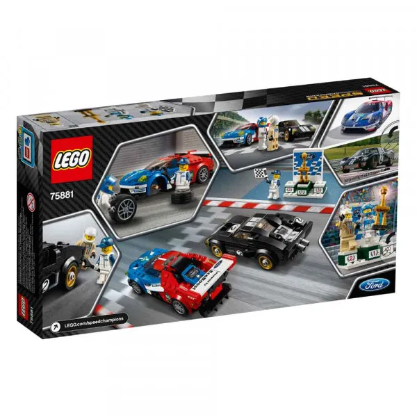LEGO SPEED CHAMPIONS 2016 FORD GT & 1966 FORD GT40 