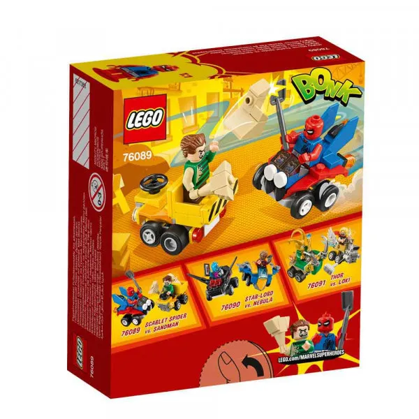 LEGO SUPER HEROES MIGHTY MICROS SCARLET SPIDERMAN VS SANDMAN 