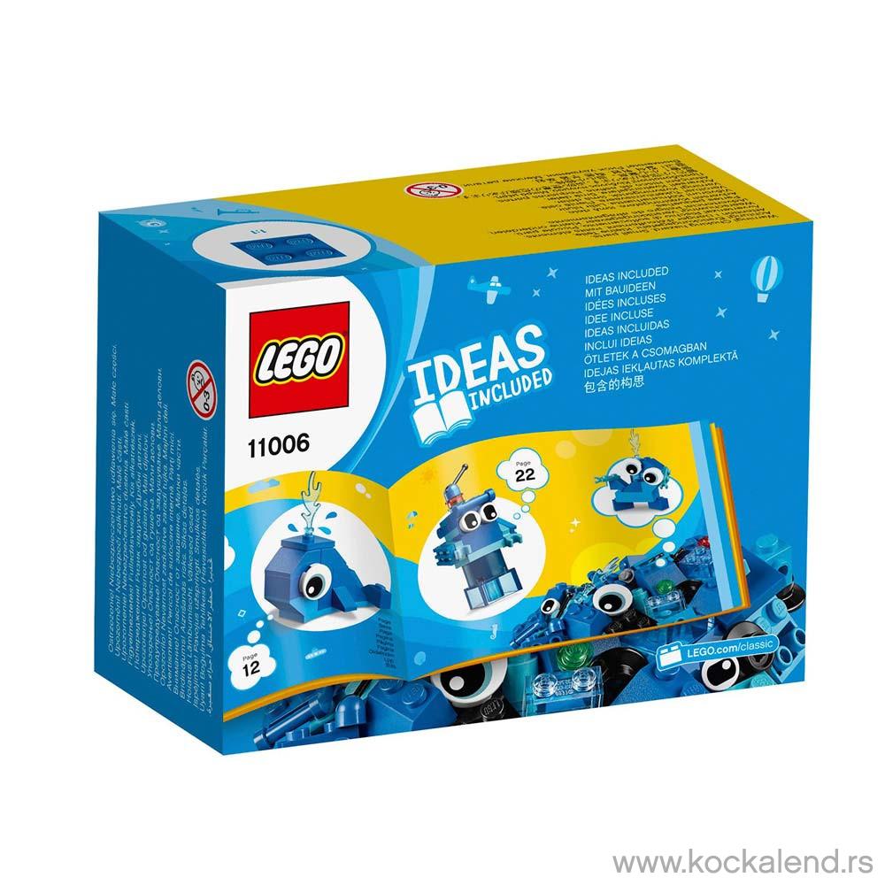 LEGO CLASSIC CREATIVE BLUE BRICKS 