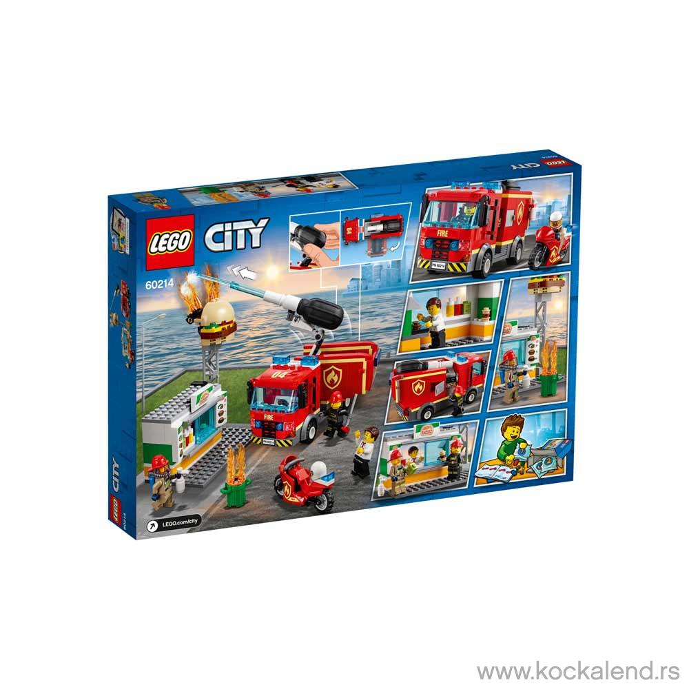 LEGO CITY BURGER BAR FIRE RESCUE 