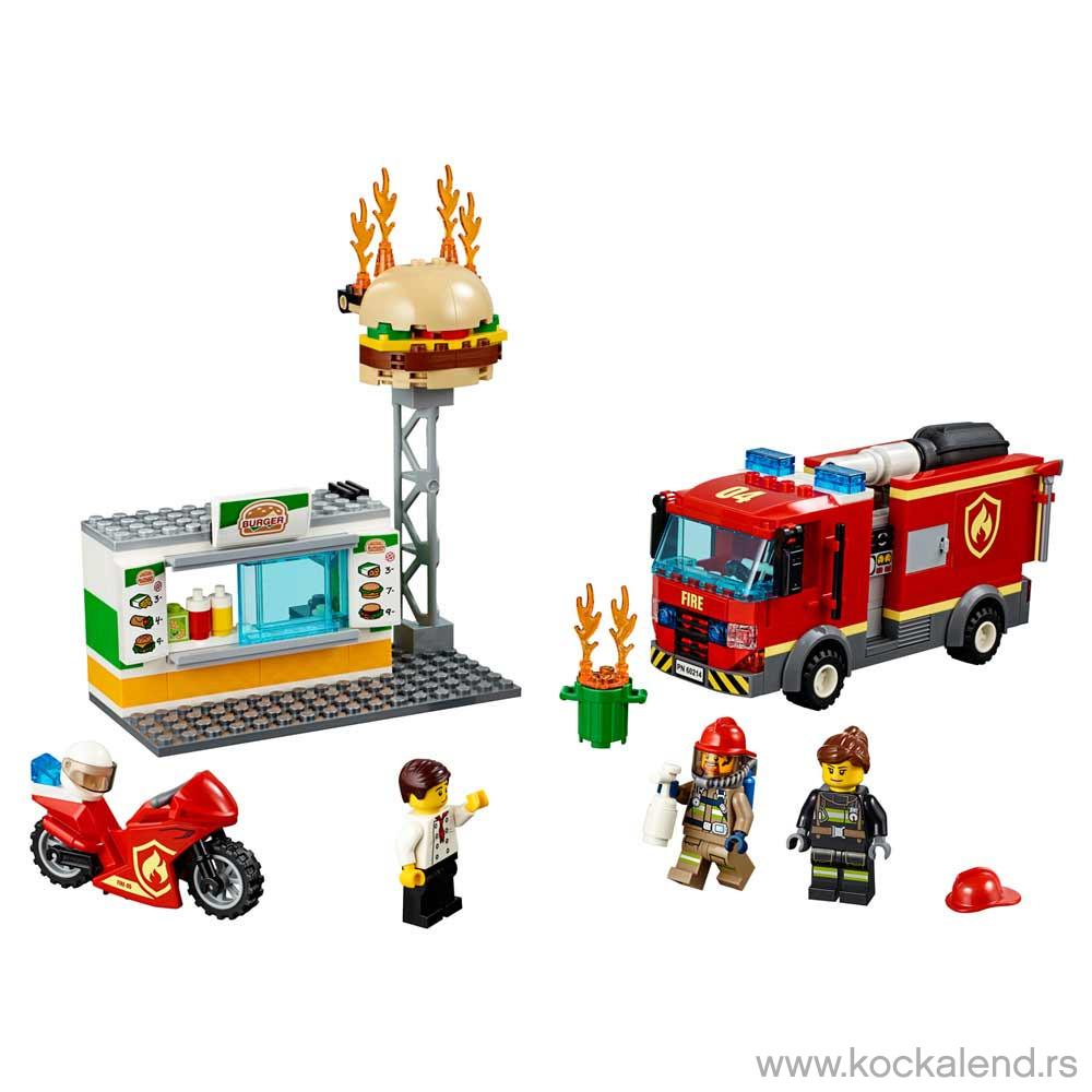 LEGO CITY BURGER BAR FIRE RESCUE 
