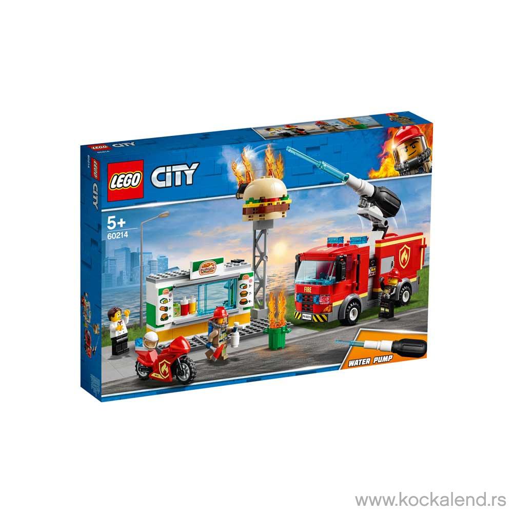 LEGO CITY BURGER BAR FIRE RESCUE 
