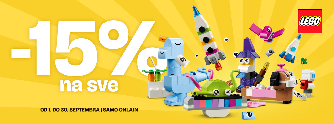 15% na sve