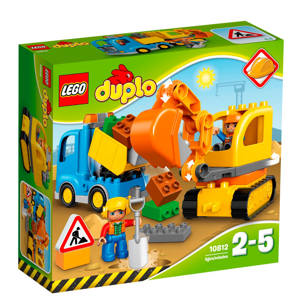 LEGO DUPLO TRUCK   TRACKED EXCAVATOR 