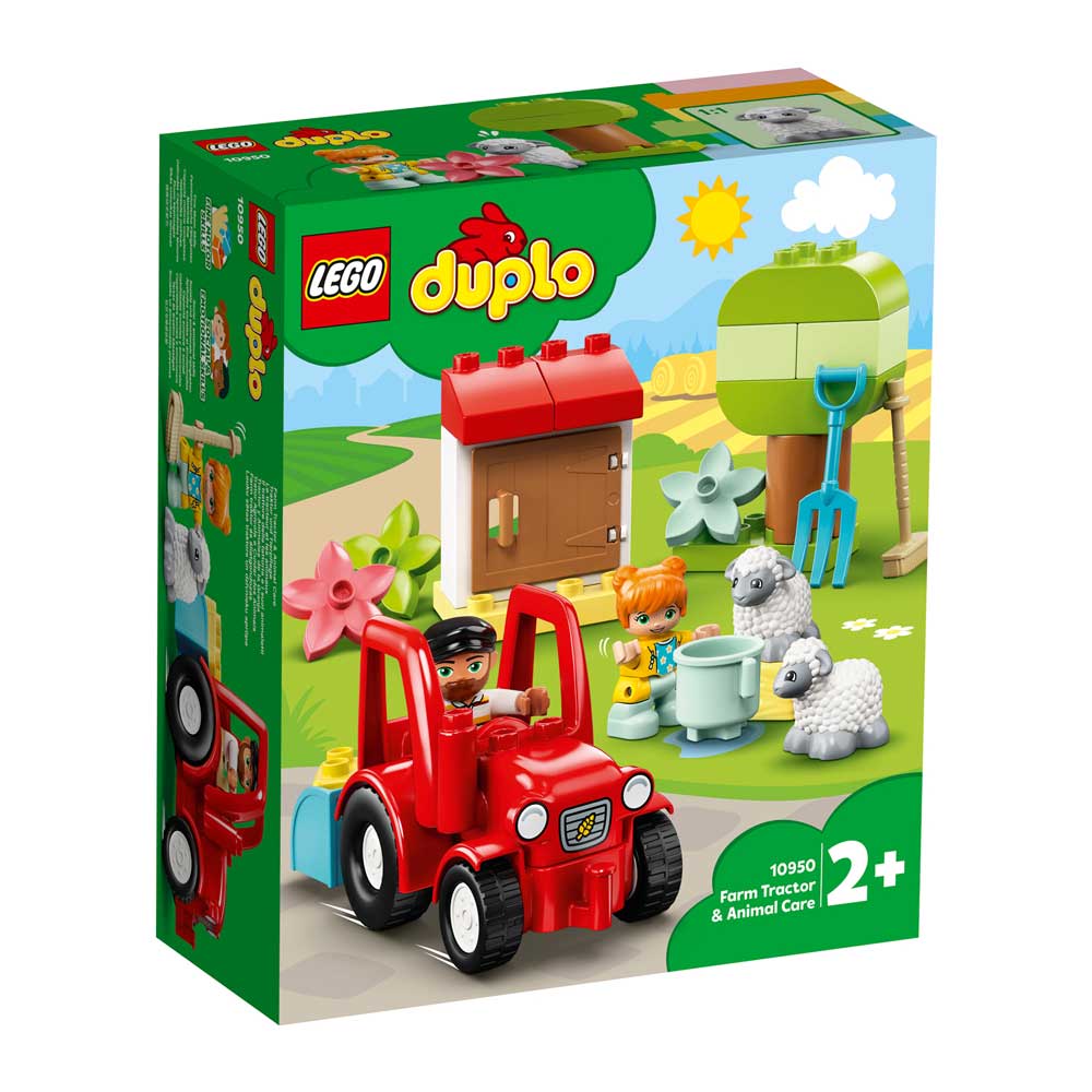 LEGO DUPLO TOWN FARM TRACTOR & ANIMAL CARE 