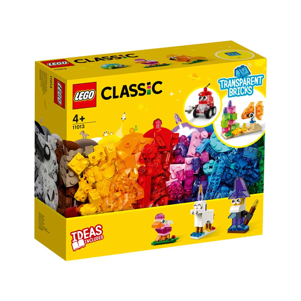 LEGO CLASSIC CREATIVE TRANSPARENT BRICKS 