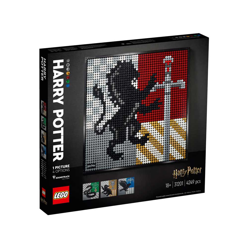 LEGO ART HARRY POTTER HOGWARTS CRESTS 