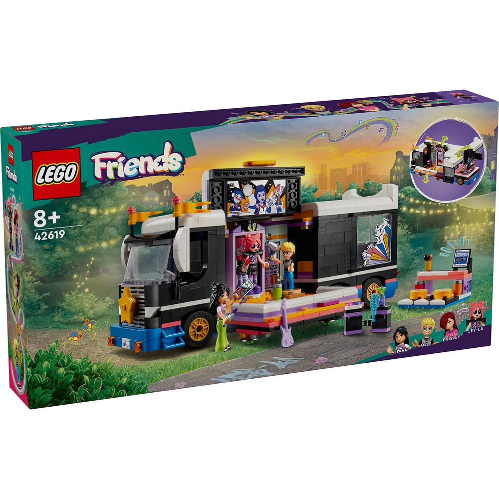 LEGO FRIENDS POP STAR MUSIC TOUR BUS 