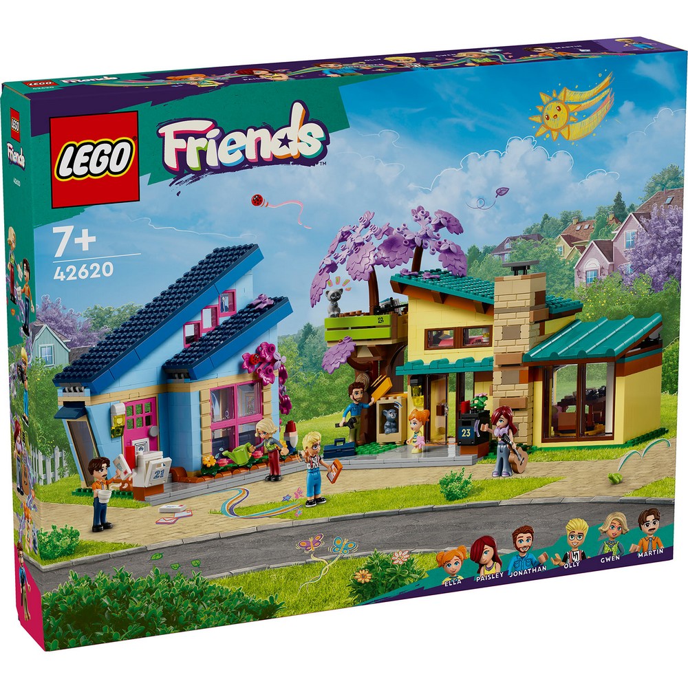 LEGO FRIENDS OLLY AND PAISLEYS FAMILY HOUSES 