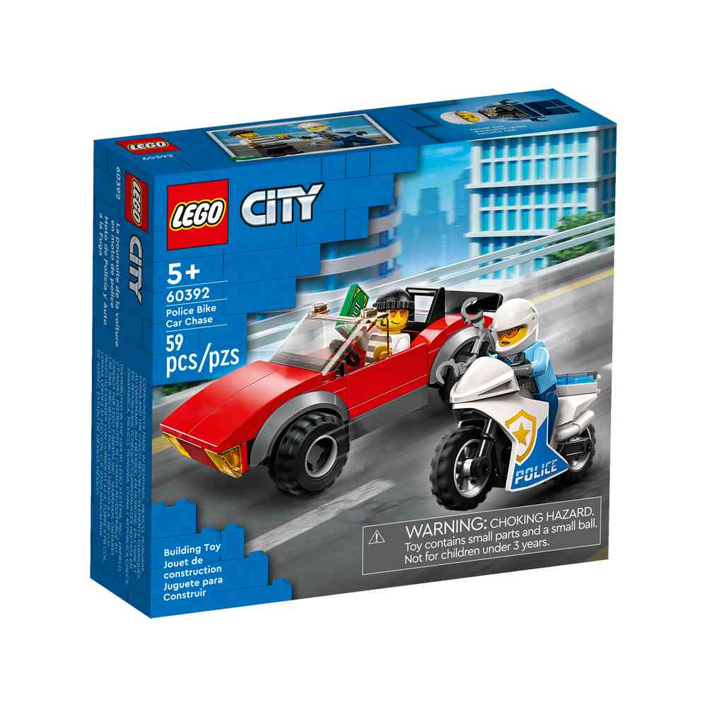 LEGO CITY POLICE BIKE CAR CHASE 