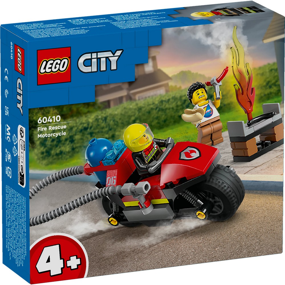 LEGO CITY FIRE FIRE RESCUE MOTORCYCLE 