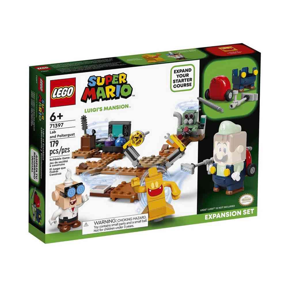 LEGO SUPER MARIO LUIGIS MANSION LAB AND POLTERGUST EXPANSION SET 