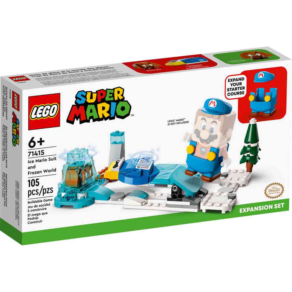 LEGO SUPER MARIO ICE MARIO SUIT AND FROZEN WORLD EXPANSION SET 