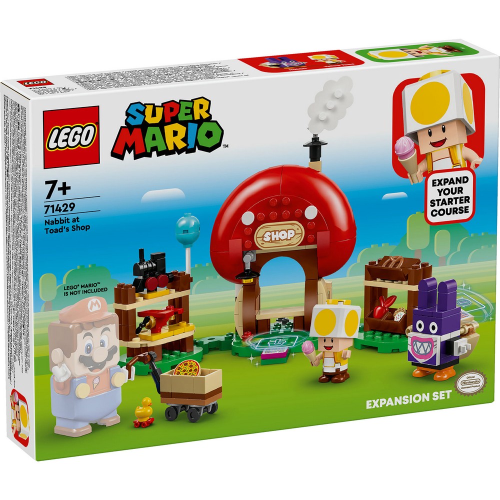 LEGO SUPER MARIO NABBIT AT TOADS SHOP EXPANSION SET 