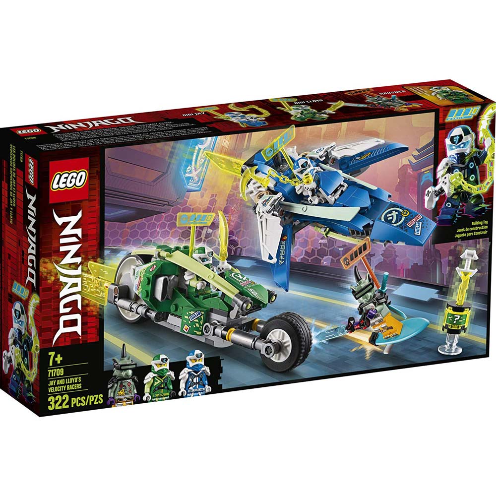 LEGO NINJAGO JAY AND LLOYDS VELOCITY RACERS 