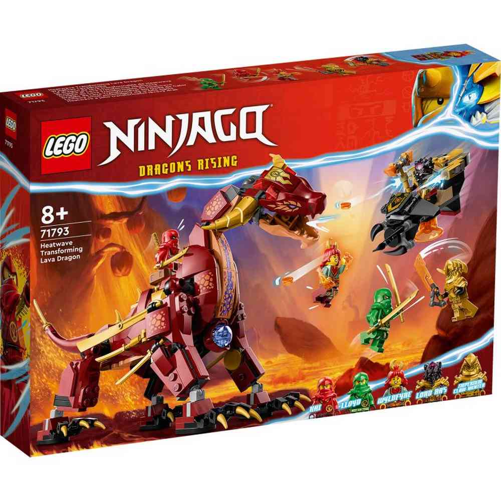 LEGO NINJAGO HEATWAVE TRANSFORMING LAVA DRAGON 