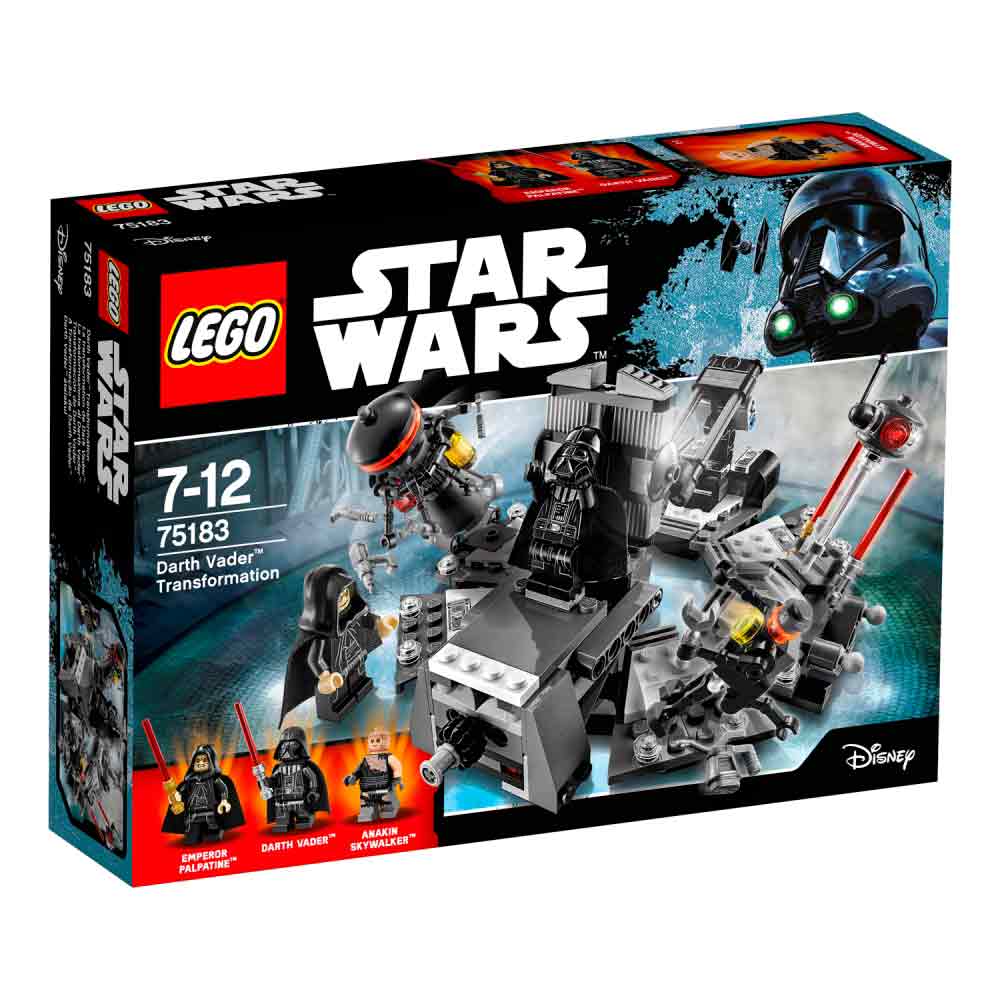 LEGO STAR WARS DARTH VADER TRANSFORMATION 