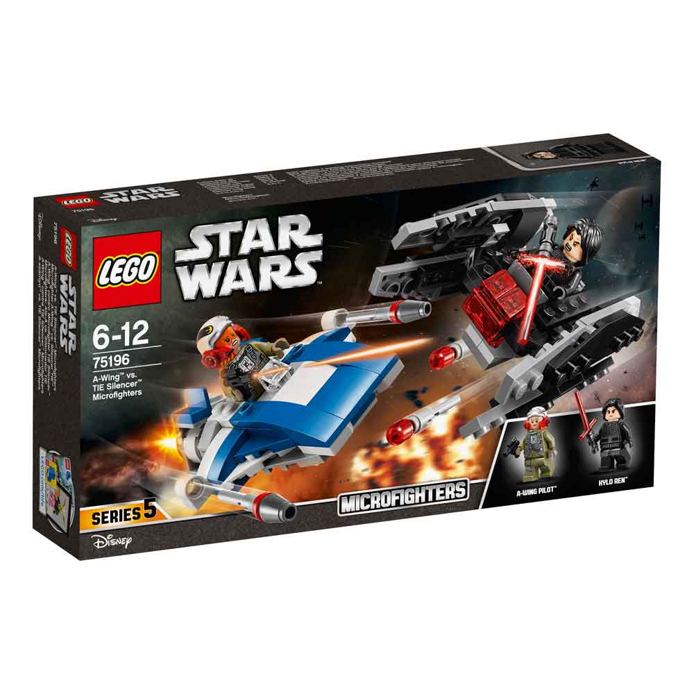 LEGO STAR WARS A-WING VS TIE SILENCER MICROFIGHTERS 