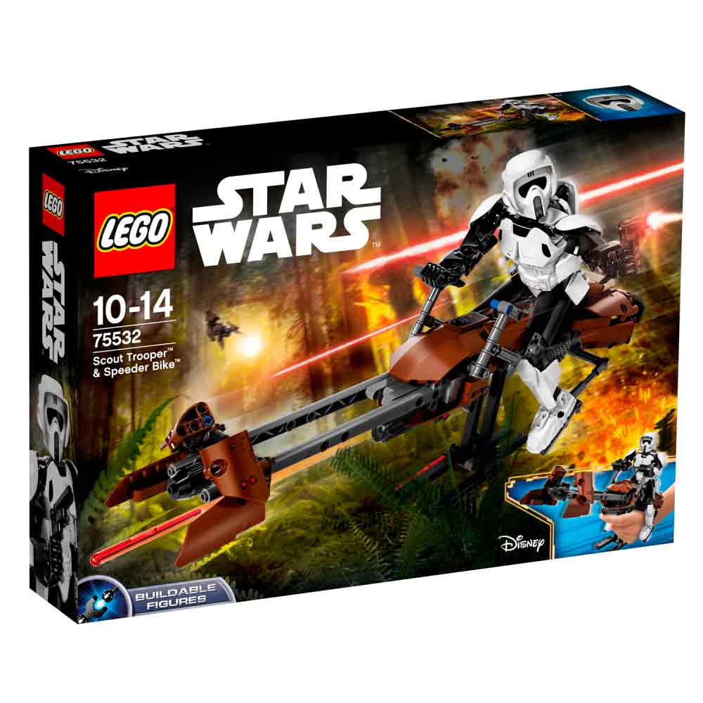 LEGO STAR WARS SCOUT TROOPER   SPEEDER BIKE 