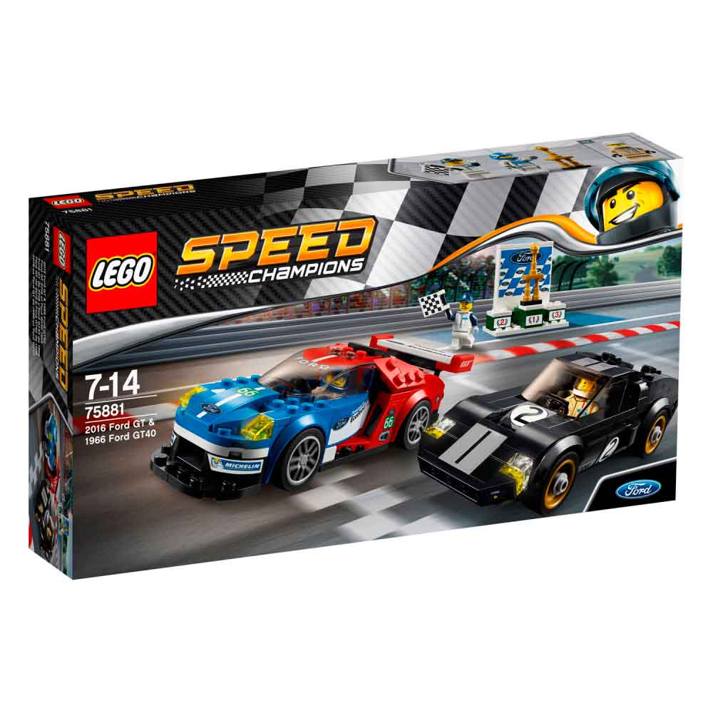 LEGO SPEED CHAMPIONS 2016 FORD GT & 1966 FORD GT40 