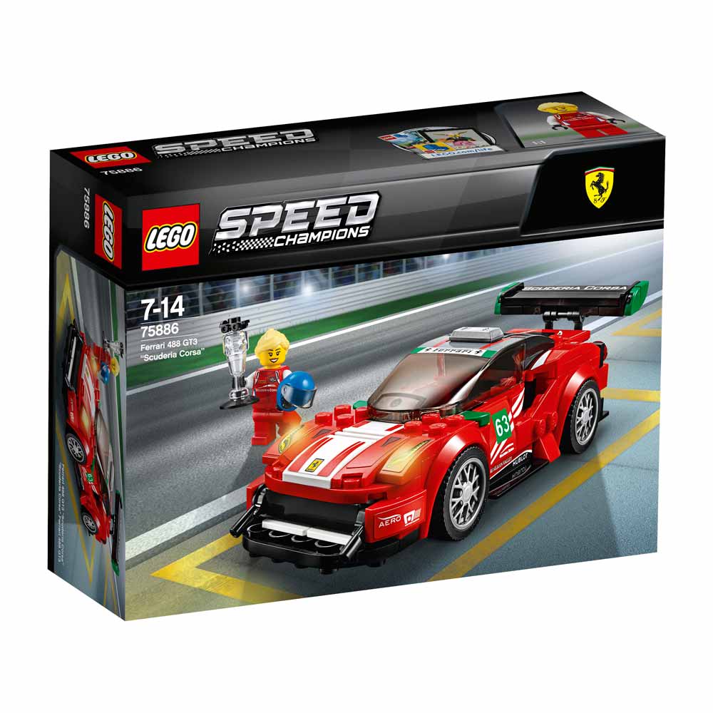 LEGO SPEED CHAMPIONS FERRARI 488 GT3 SCUDERIA CORSA 