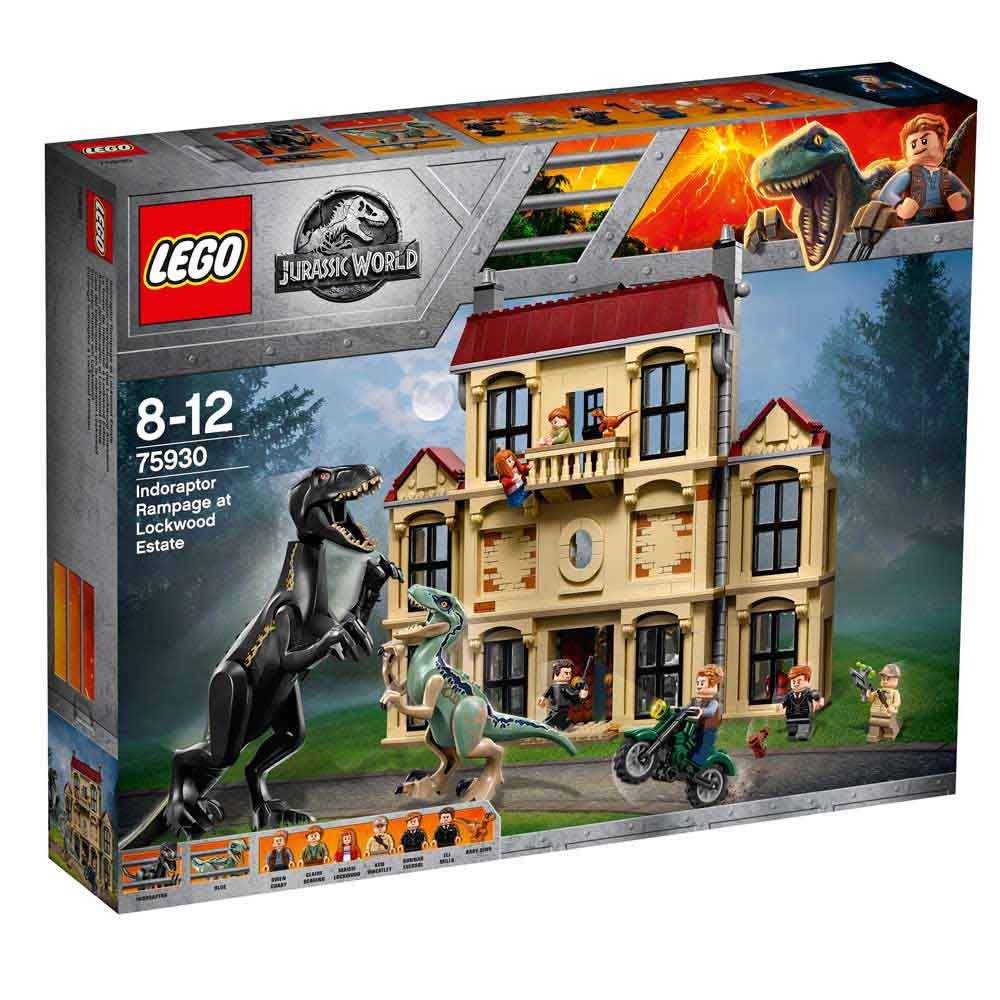 LEGO JURASSIC WORLD INDORAPTOR RAMPAGE AT LOCKWO.. 