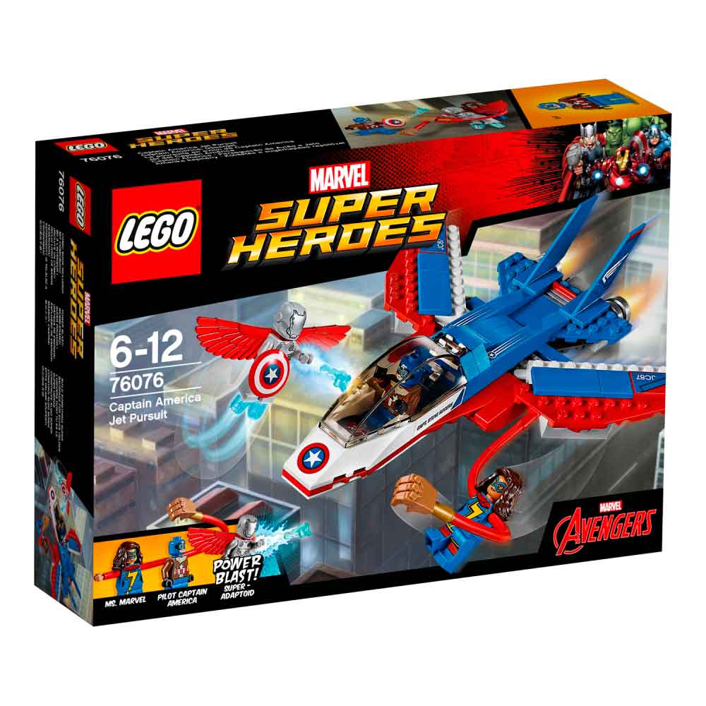 LEGO SUPER HEROES CAPTAIN AMERICA JET PURSUIT 