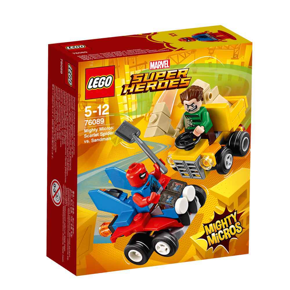 LEGO SUPER HEROES MIGHTY MICROS SCARLET SPIDERMAN VS SANDMAN 