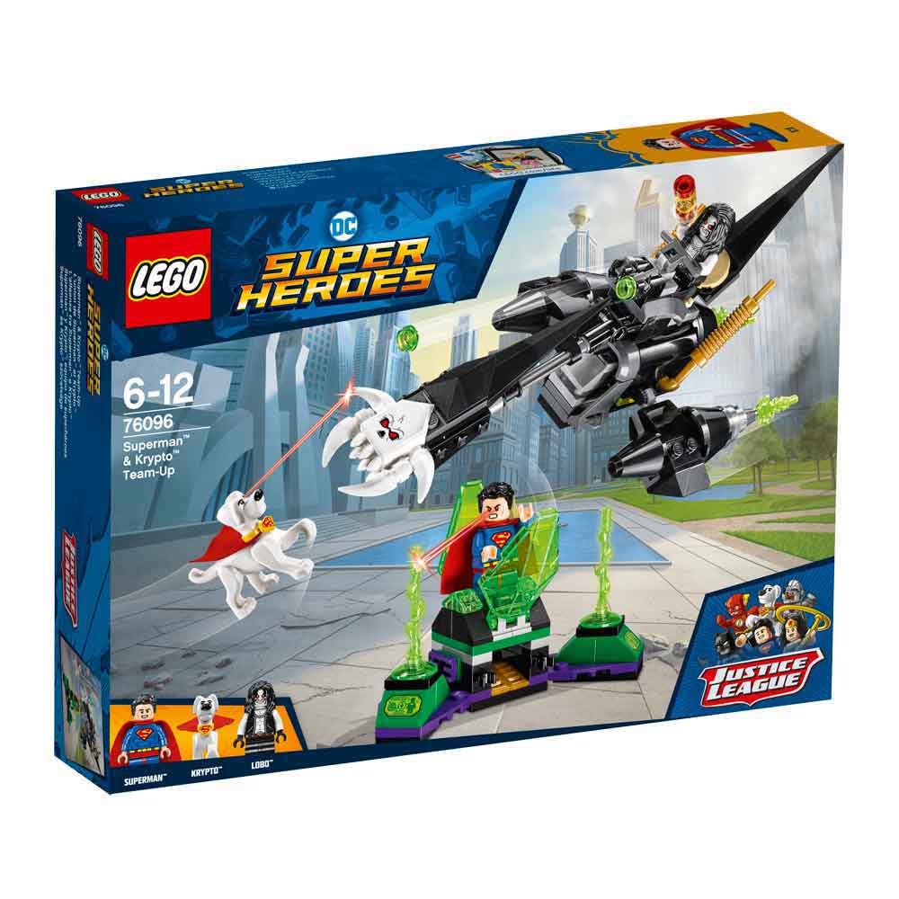 LEGO SUPER HEROES SUPERMAN AND KRYPTO TEAM UP 