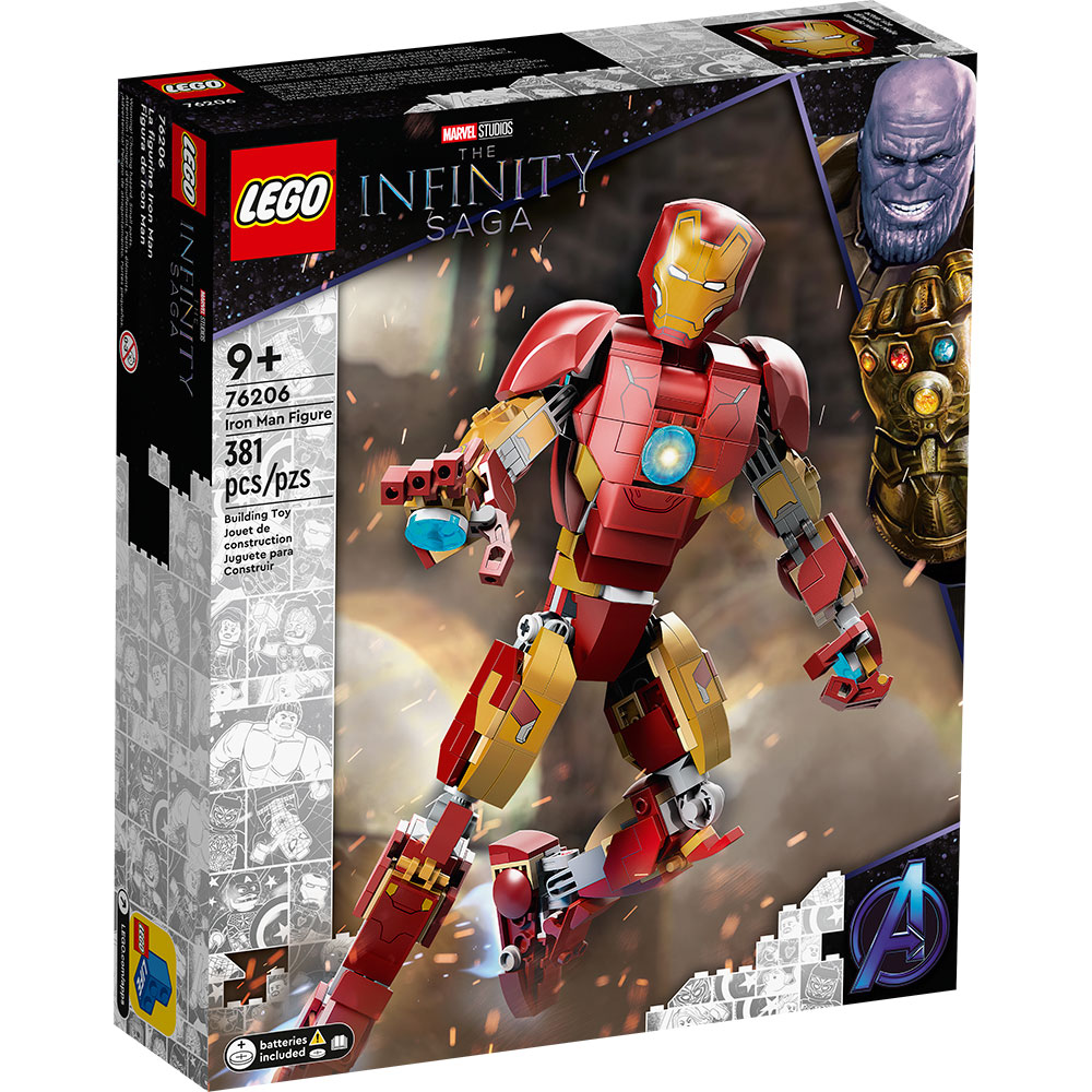 LEGO SUPER HEROES IRON MAN FIGURE 