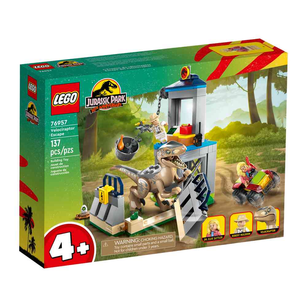 LEGO JURASSIC WORLD VELOCIRAPTOR ESCAPE 