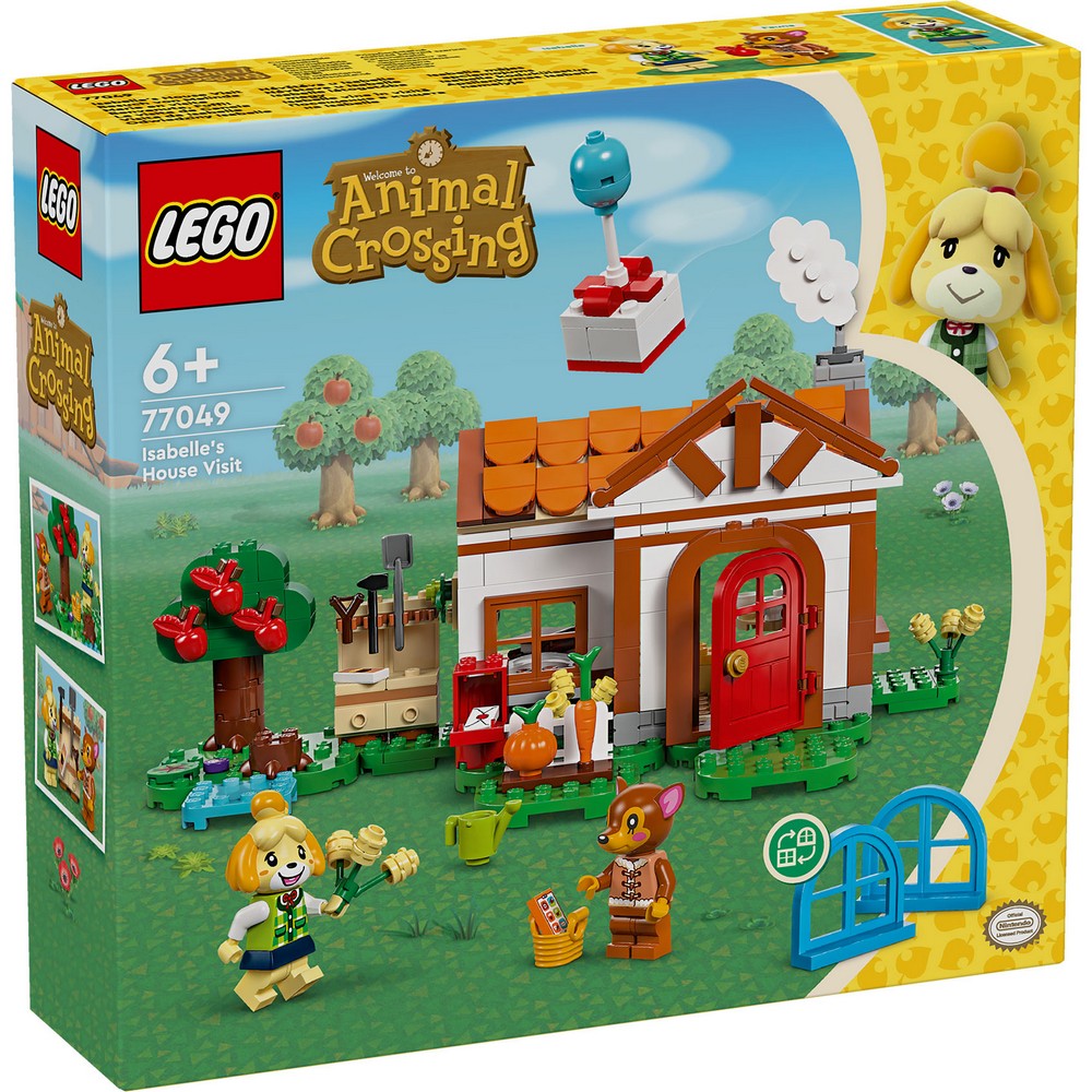 LEGO ANIMAL CROSSING ISABELLES HOUSE VISIT 