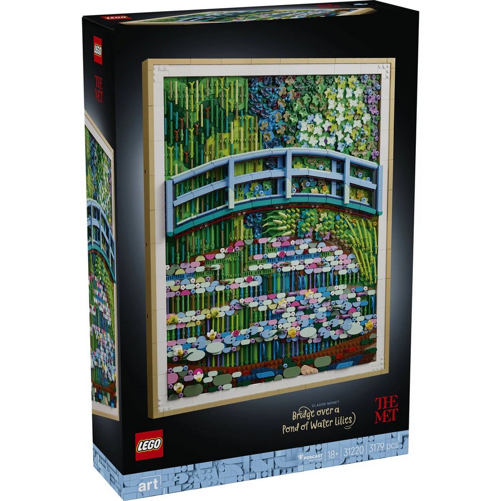 LEGO ART CLAUDE MONET BRIDGE 