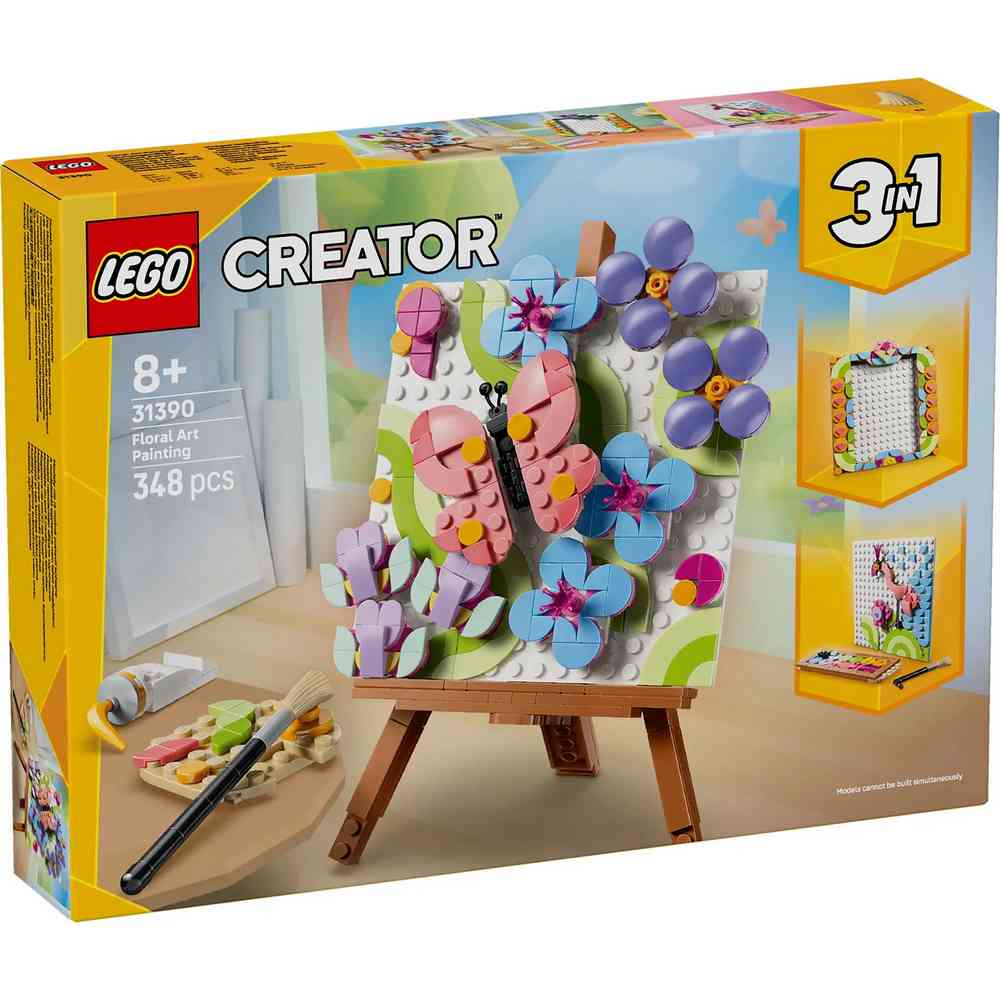 LEGO CREATOR FLORAL ART DECOR PAINTING 