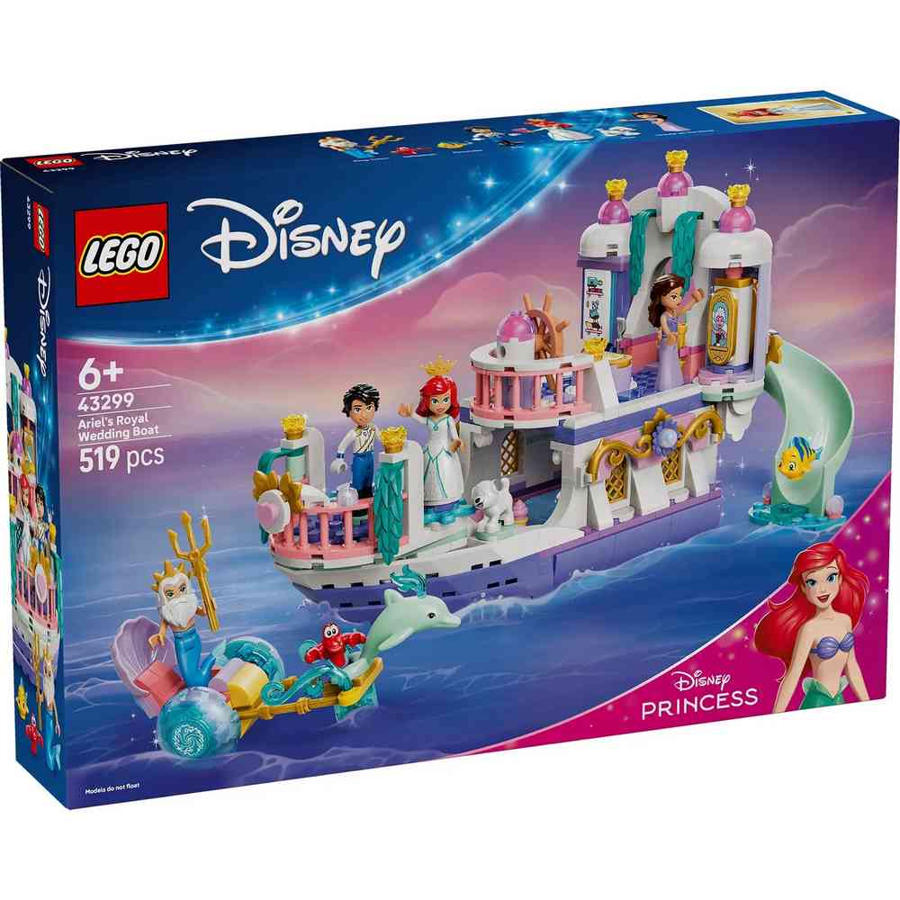 LEGO DISNEY PRINCESS ARIELS ROYAL WEDDING BOAT 