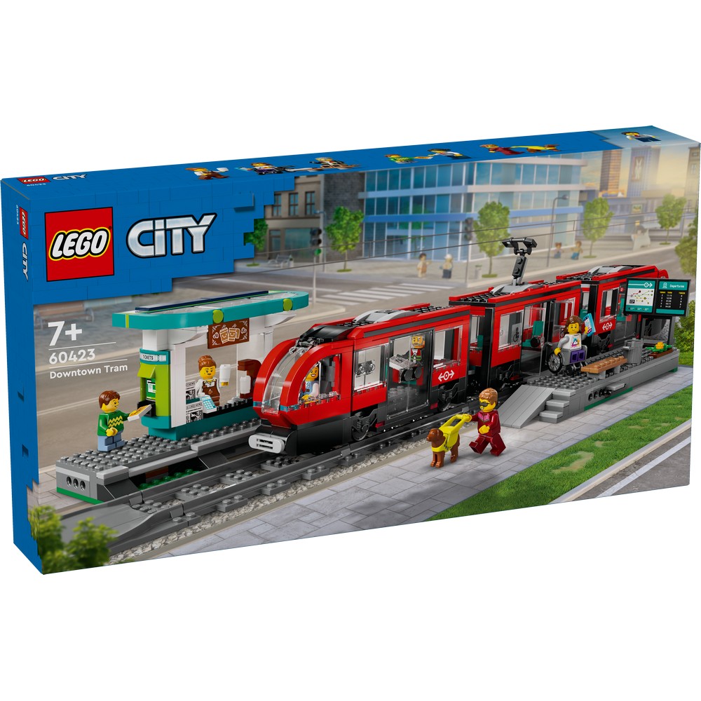 LEGO CITY DOWNTOWN STREETCAR AND STATION 