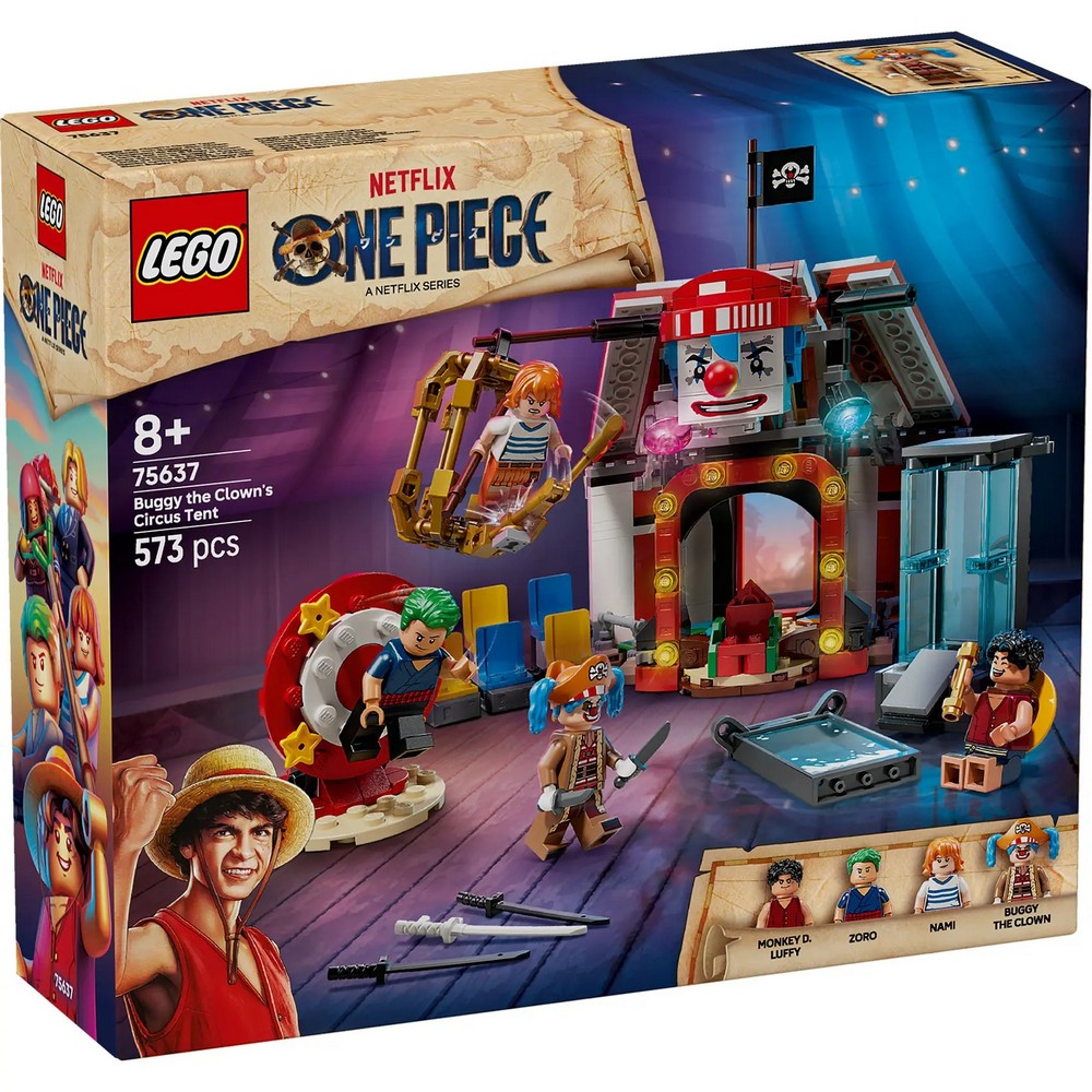 LEGO ONE PIECE BUGGY THE CLOWNS CIRCUS TENT 