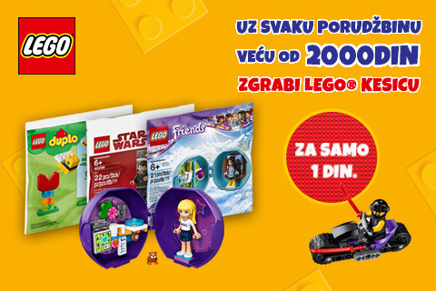 Zgrabi LEGO® kesicu za 1 dinar!