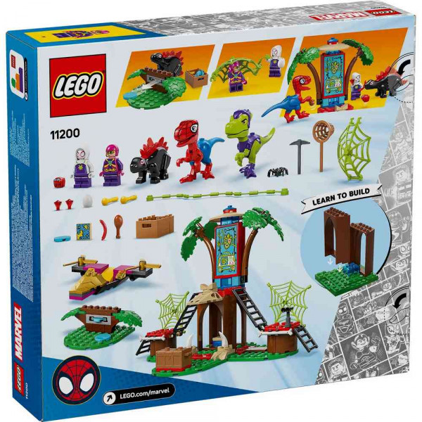 LEGO SPIDEY SPIDEY AND GOBBYS RAPTOR BATTLE AT TREE 