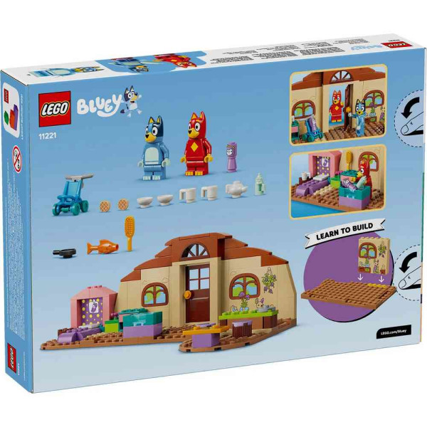LEGO BLUEY SCHOOL WITH RUSTY AND BLUEY 