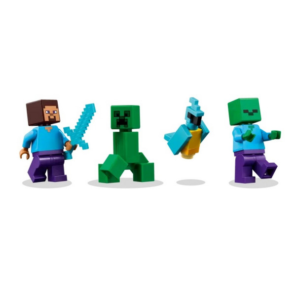 LEGO MINECRAFT THE TNT JUNGLE HOUSE 