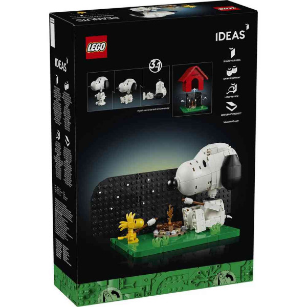 LEGO IDEAS PEANUTS SNOOPYS DOGHOUSE 