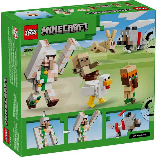 LEGO MINECRAFT CHICKEN JOCKEY DESERT ATTACK 