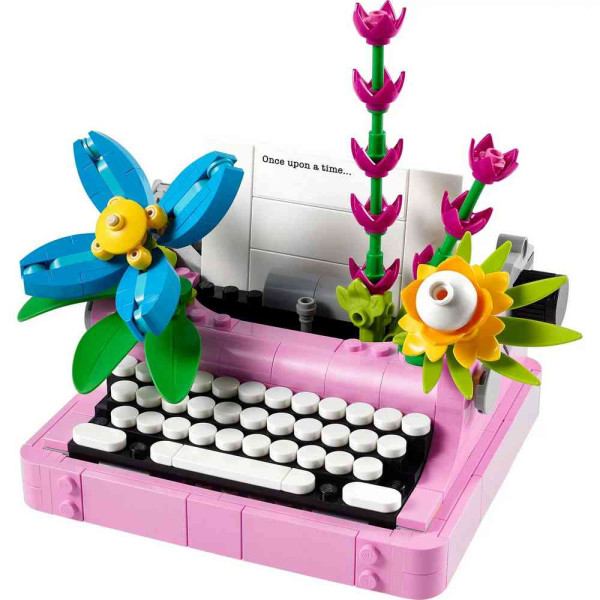 LEGO CREATOR TYPEWRITER WITH FLOWERS 