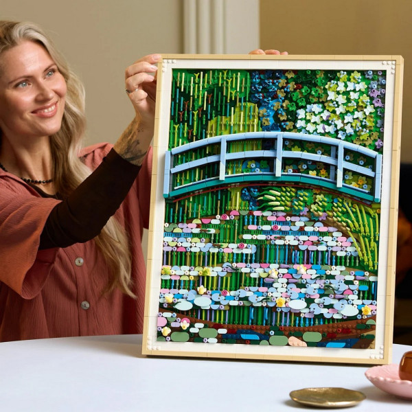 LEGO ART CLAUDE MONET BRIDGE 