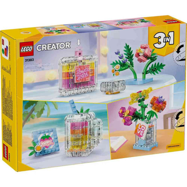 LEGO CREATOR FLORAL DECOR PERFUME BOTTLE 